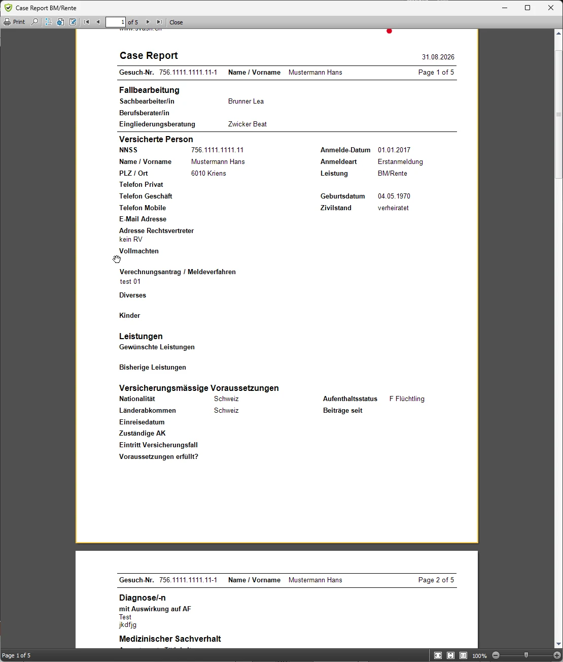Case Report: Report